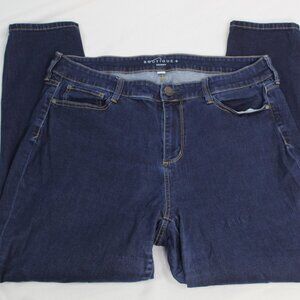 Boutique Skinny Jeans Women's Size 18W Blue Stretch Denim